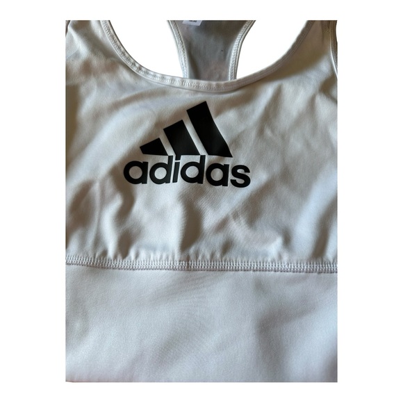 adidas PRIMEGREEN White Sports Bra – Women’s Medium - Picture 3 of 7